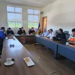 Reunión alcalde de Mulchén y seremi del MOP, La Tribuna