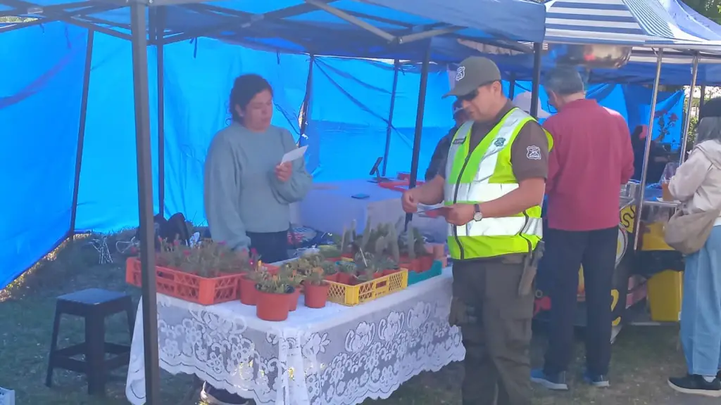 Campaña preventiva liderada por Carabineros en Antuco, Cedida