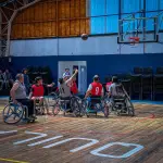 Encuentro de básquetbol inclusivo en Quilaco., Cedida