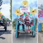 Adultos mayores celebraron su mes con una colorida caminata en Mulchén, JJ.VV. Mirador del Bio Bio