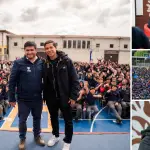 Exseleccionado nacional Matías Fernández visita el Colegio Don Orione y motiva a jóvenes angelinos