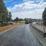 Según relató el secretario regional ministerial, la ruta podría conectar a futuro con el puente Amdel