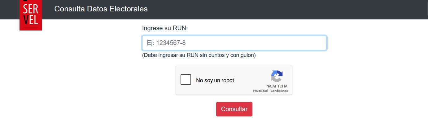 Consulta vocales de mesa 2025 / Servel