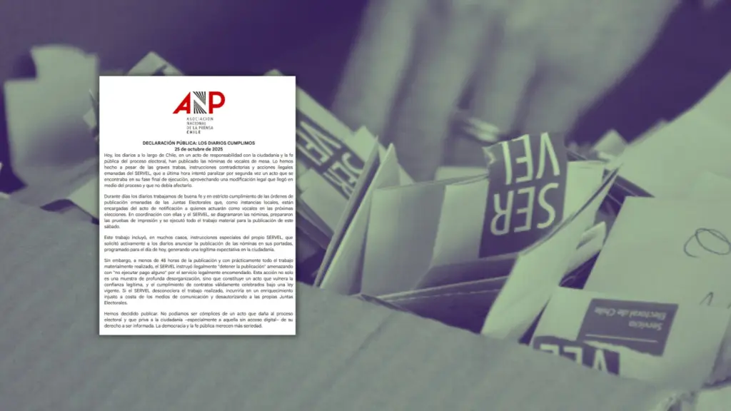 Declaración pública ANP, contexto | ANP