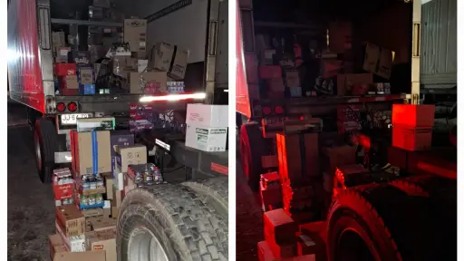 Sujeto fue sorprendido robando mercancía desde el interior de un camión en plena Ruta 5 Sur