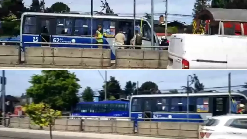 La SIAT de Carabineros de Concepción realizó peritajes en la avenida Cristóbal Colón, en el sector Cerroverde