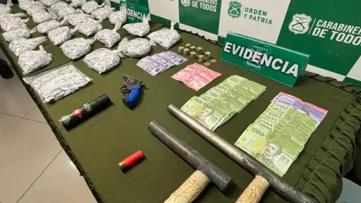 Desarticulan organización criminal dedicada al tráfico de drogas en Talcahuano