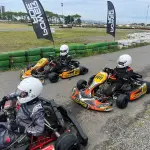 A gran velocidad los hermanos  Vicente y Agustín Cabezas mostraron sus habilidades frente al volante, La Tribuna