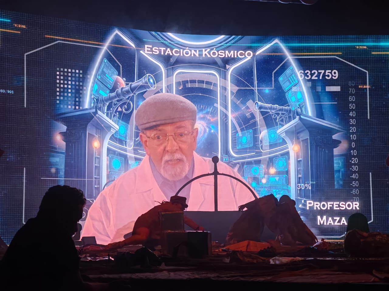 Profesor Maza en Los Ángeles / cedida