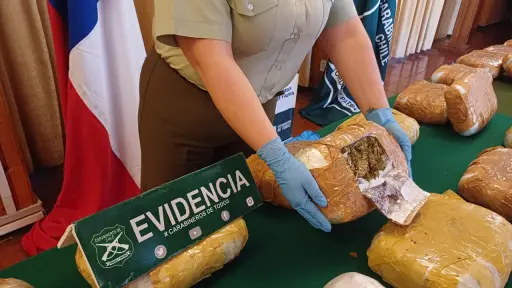 En prisión preventiva queda mujer sorprendida con más de 32 kilos de marihuana en Cabrero