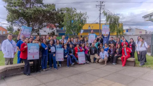  CESFAM de Los Ángeles se suman a campaña que promueve tolerancia, respeto y buen trato en el trabajo