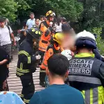 Rescate en los Saltos del Laja, Cedida