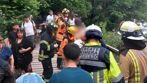 Menor de edad fue arrastrado por corriente en sector de los Saltos del Laja