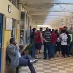 Jornada electoral en el Liceo Nuevo Mundo de Mulchén., La Tribuna