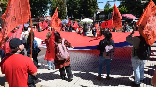 Paro nacional: funcionarios del CAVRR de Los Ángeles exigen 40 horas de trabajo