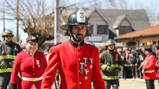 Bomberos de Monte Águila despiden a Quitim Silva: voluntario acumulaba 31 años de servicio