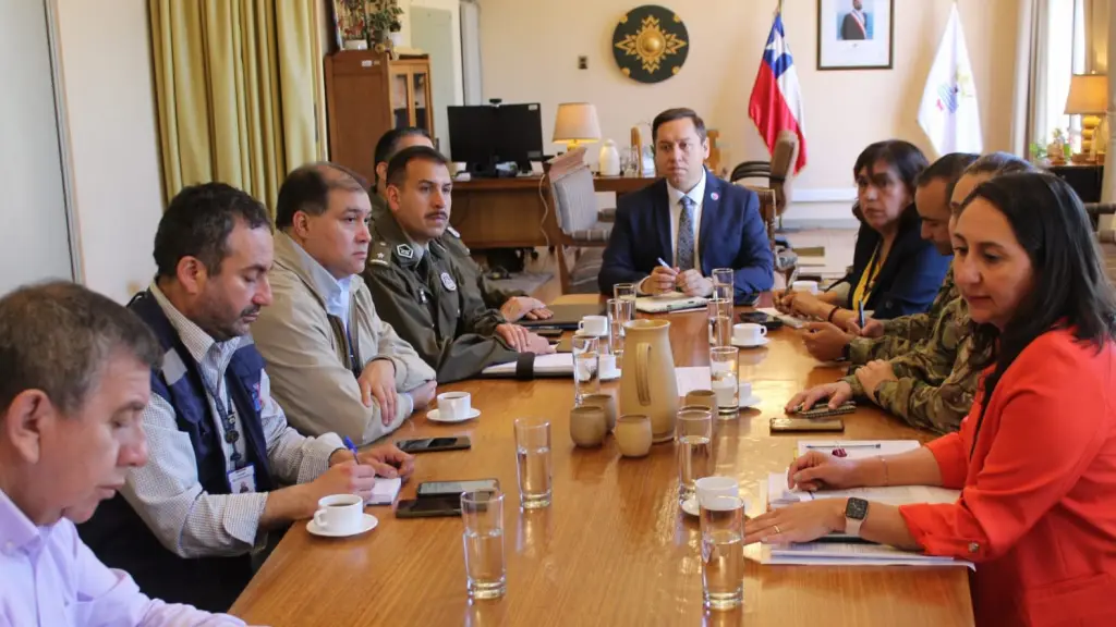 Reunión de coordinación elecciones 16 de noviembre, Delegación presidencial Biobío