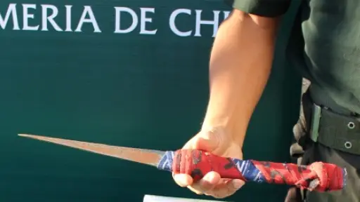 Interno sorprendido con arma blanca amenazó de muerte a gendarme en el penal de Mulchén