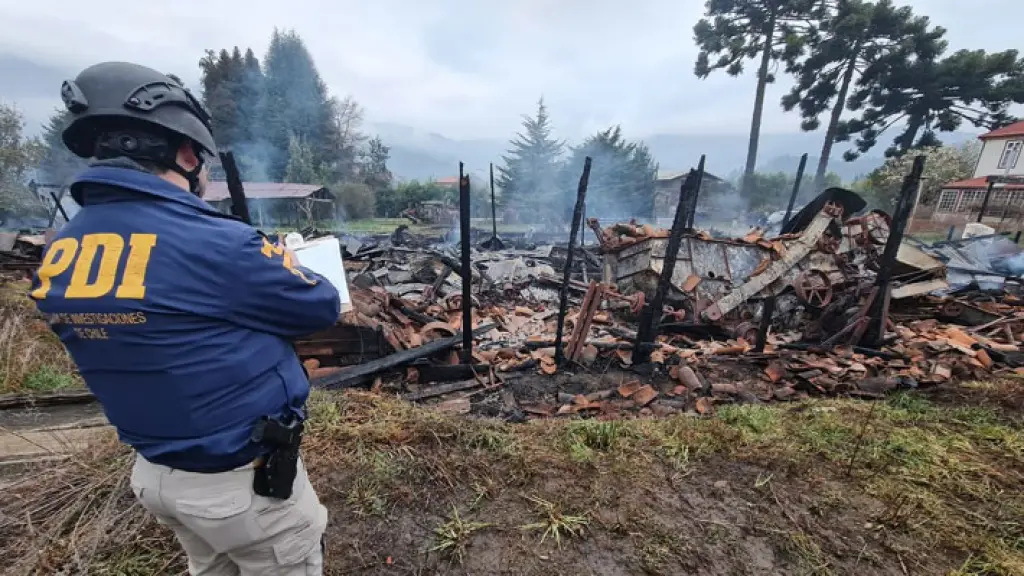 PDI investiga ataque incendiario en predio de Contulmo, referencial