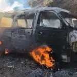 Ataque incendiario en Contulmo, biobiochile