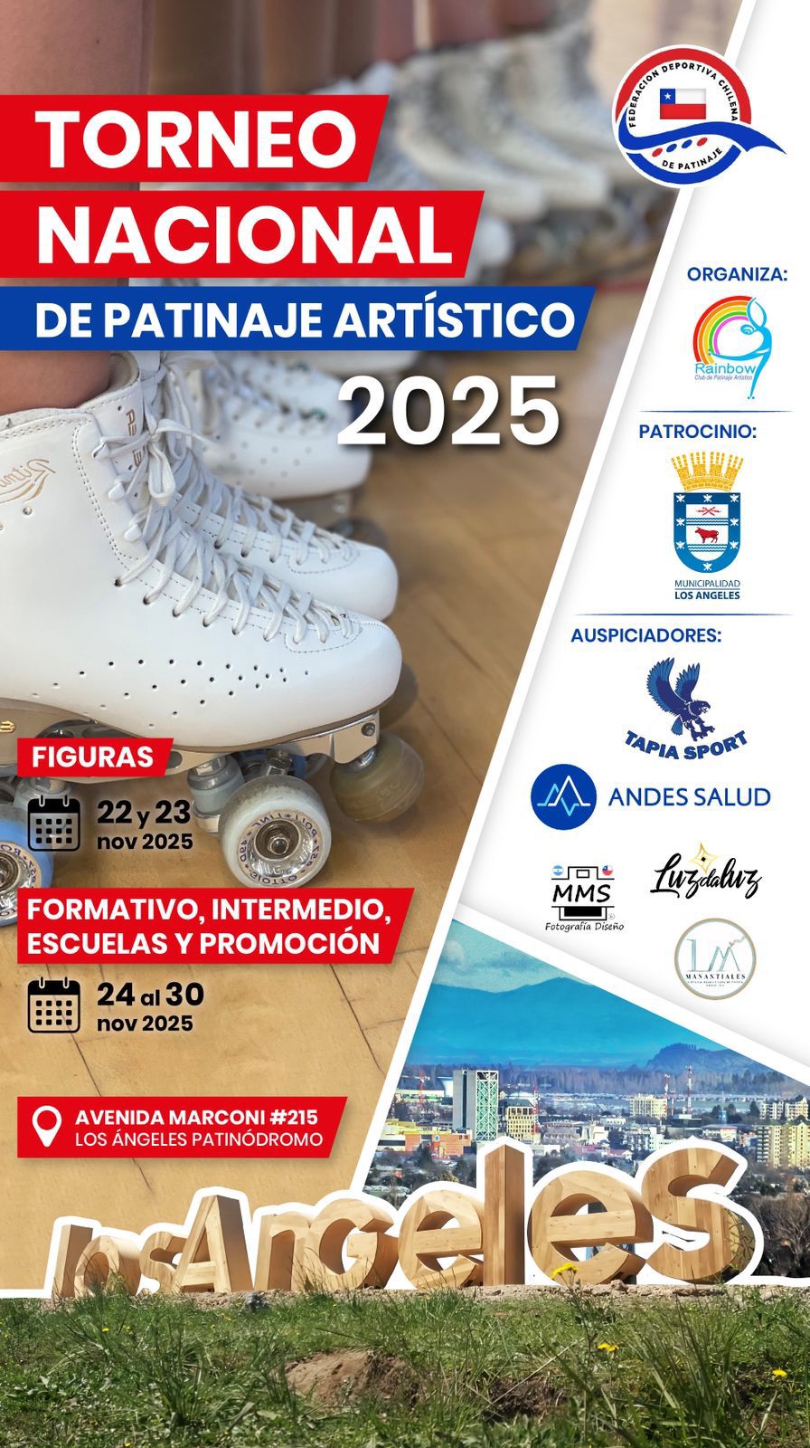 El torneo se desarrollará en el Patinódromo Municipal, en avenida Marconi 215 / La Tribuna