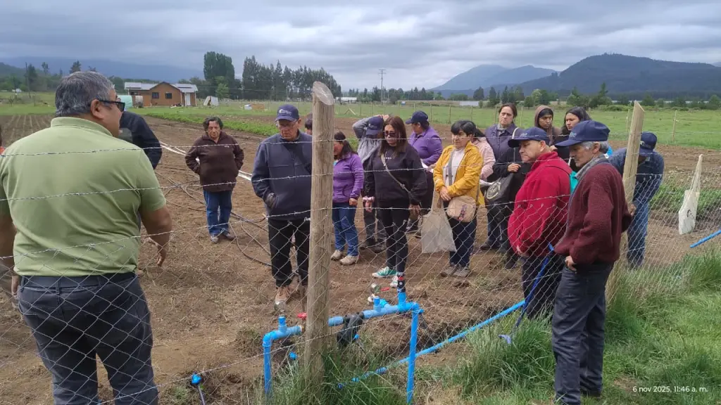 Capacitación sistemas de riego sustentables Quilaco y Santa Bárbara | Colbún