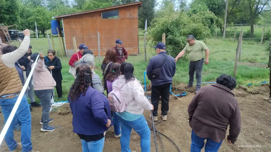 Capacitación sistemas de riego sustentables Quilaco y Santa Bárbara | Colbún