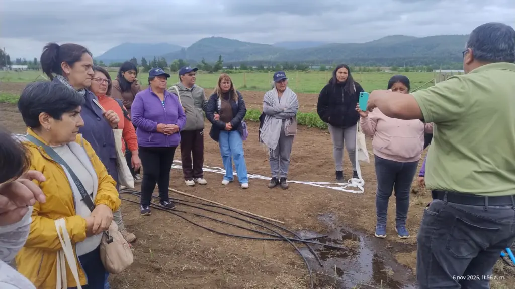 Capacitación sistemas de riego sustentables Quilaco y Santa Bárbara | Colbún
