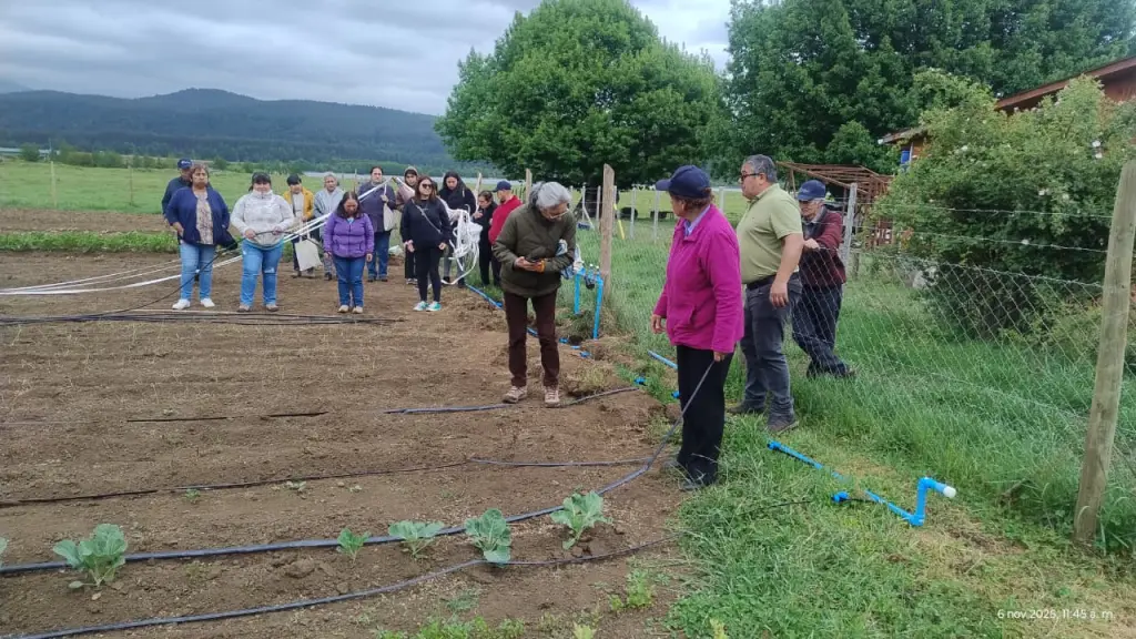 Capacitación sistemas de riego sustentables Quilaco y Santa Bárbara | Colbún
