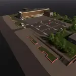 as obras del nuevo hospital de Nacimiento presentarían entre un 13 y 14% de avance, según detalló el alcalde Carlos Toloza., Cedida