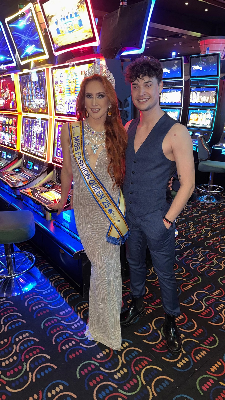 Camila Alveal y Maikel Mata, estilista y maquillador / Cedida