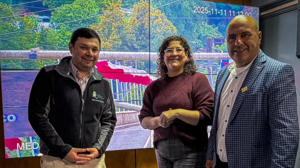 Alcalde de Quilaco y seremi de Seguridad Paulina Stuardo, Municipalidad de Quilaco