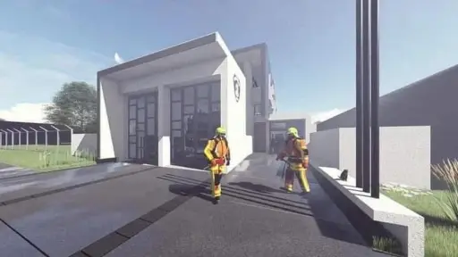 Negrete: Consejo Regional aprueba recursos para terminar el cuartel de Bomberos de Coihue