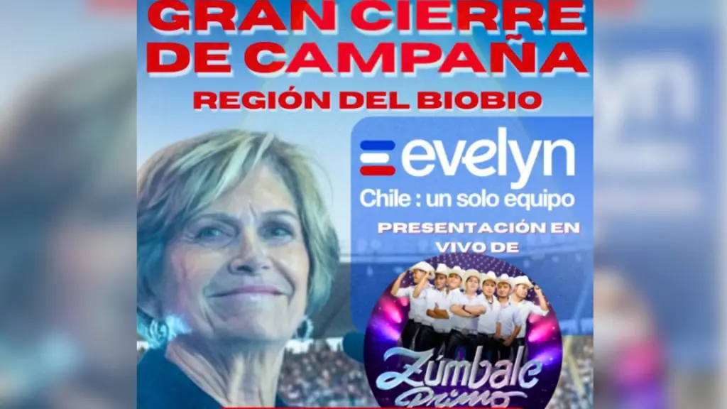 Evelyn Matthei cierra campaña en Concepción con concierto de Zúmbale Primo