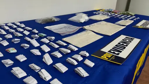 Operativo policial en Lota termina con la detención de un hombre y la incautación de drogas