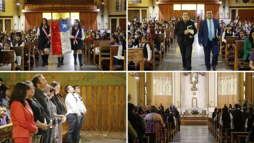 Escuela José Manso de Velasco conmemora 135 años con acto ecuménico en la Catedral de Los Ángeles