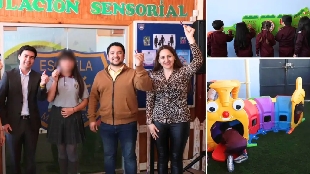 Patio Recreativo y Sensorial es inaugurado en la Escuela Mulchén