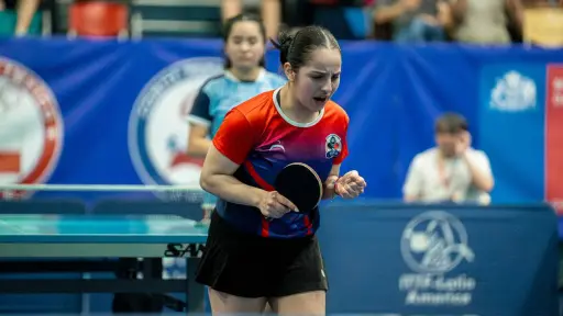 Angelina Ignacia Jiménez es la nueva campeona nacional de tenis de mesa U15