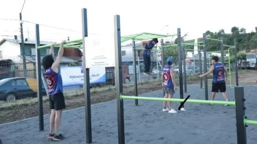 Mejor salud: Inauguran parque de calistenia en Mulchén