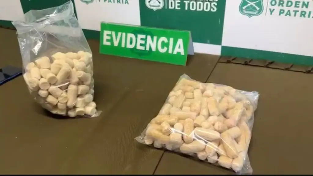 La droga decomisada equivale a más de 10 mil dosis., Carabineros de Chile