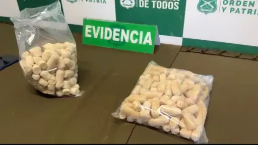 Incautan casi dos kilos de pasta base en control carretero en Concepción