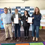 Firma convenio prevención de incendios con escuelas de Biobío, Corma