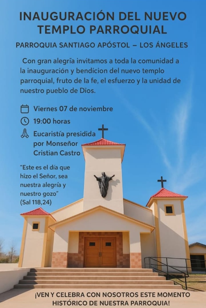 Inauguración Parroquia Santuario Apóstol / Diócesis Santa María de Los Ángeles 
