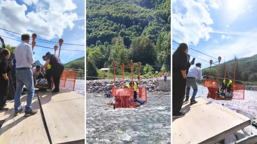 Santa Lucía Bajo, vecinos piden pasarela permanente sobre río Cholguán