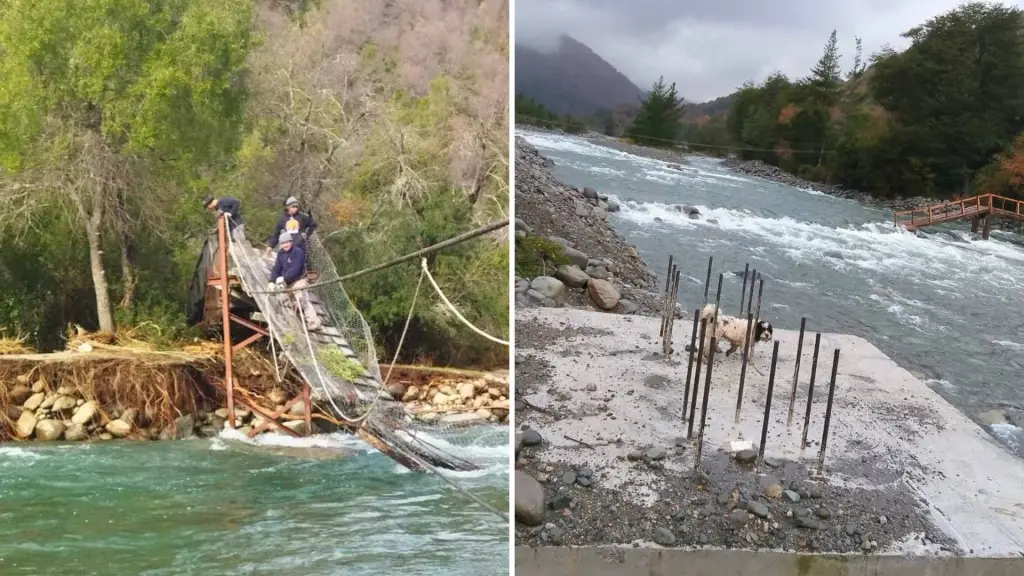Santa Lucía Bajo sin pasarela