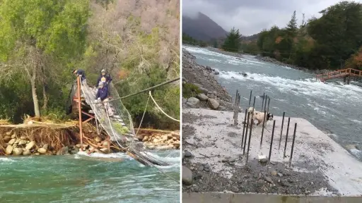 Hasta 2027 podría extenderse la reposición de la pasarela de Santa Lucía Bajo en Tucapel