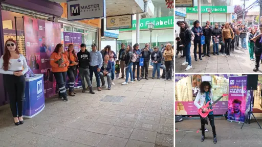 Óptica angelina regaló 50 lentes de sol: fila se extendió hasta calle Colón