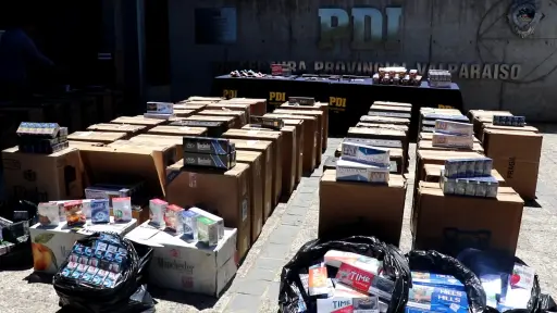 Desbaratan  banda dedicada a contrabando y lavado de dinero en Valparaíso