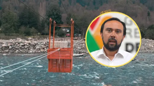 Normativa nos impide actuar: gobernador del Ñuble marca distancia sobre el futuro de la pasarela de Santa Lucía Bajo