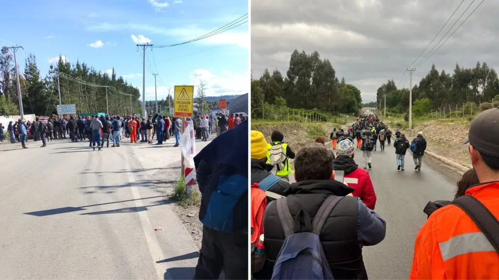 Paralizan faenas en central Rucalhue tras manifestaciones de trabajadores, Diario La Tribuna